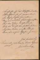 Poesiealbum Melverode Braunschweig, Agnes Meyer 1904, Viele Eintragungen, Heimatgeschichtlich Interessant, Schließe Defe - Unclassified