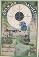 Dekoratives Reklameblatt Diabolo Bimoco Luftgewerhkugeln Firma Bildstein Aus Gressenich - Sin Clasificación