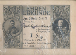 Ehrenurkunde Reichsberufswettkampf Mayen 1934, Dekorativ - Ohne Zuordnung