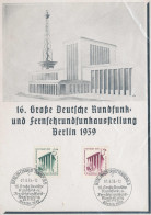 3 Stck. Schmuckblätter Ausstellungen, Dabei Grüne Woche Berlin 1939, Rundfunkausstellung Berlin 1939 Und Leipziger Messe - Non Classés