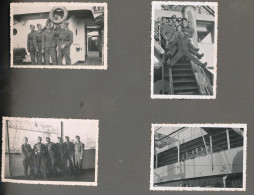 Fotoalbum Mit 39 Fotos Und Diversen Dokumenten 3. Batterie Beobachtungs-Ersatz-Abtlg 1941-1943, Einige Wohl Entnommen, S - Zonder Classificatie