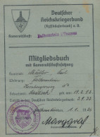 Falkenstein Mitgliedsbuch Kyffhäuserbund 1936, Beitragsmarken 1937-1939 - Unclassified