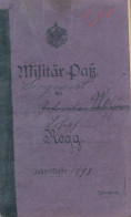 Militärpass, Weingarten Inf.-Regt. No. 124, Radfahrerkompanie, Div. Gefechte - Ohne Zuordnung