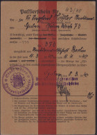 Passierschein Kreispolizeibehörde Guben 1940, Für Die Besetzten Polnischen Gebiete - Unclassified