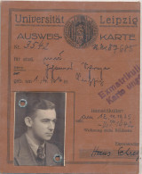 Studentenausweis Leipzig 1935 - Zonder Classificatie