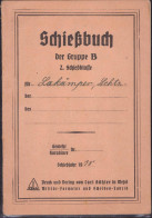 Schießbuch Gruppe B Schießjahr 1938 - Non Classificati