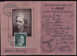 Postausweiskarte Berlin 1944 - Unclassified