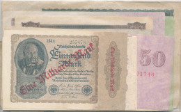 Konvolut Von 47 Stck. Geldscheine Deutsches Reich, Alles Reichsbank. Bitte Besichtigen - Altri & Non Classificati