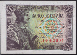 Spanien 1 Pesetas 1943 P.126a Erh. I - Sonstige & Ohne Zuordnung