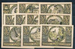 Notgeld 10er Serie Rudolstadt 1922 - Other & Unclassified