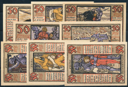 Notgeld 8er Serie Altenburg Der Prinzenraub 1921 - Altri & Non Classificati