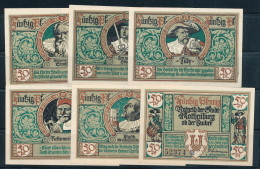 Notgeld 6er Serie Rothenburg 1921 - Other & Unclassified