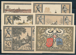 Notgeld 6er Serie Auma 1921 - Andere & Zonder Classificatie