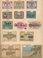 Lbum Mit 379 Stck. Notgeld, Dabei Serienscheine/Notgeld 1918/ Usw Bitte Ansehen, Scheine Sind Mit Lösbarem Pfalz Eingekl - Other & Unclassified