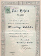 4 Stck. Kux-Schein über 1 Kux Vom 28.6.1900 Brachbach (Auflage 1000, R Gewerkschaft Wernsberger Erbstolln - Other & Unclassified
