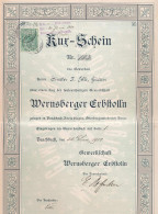 4 Stck. Kux-Schein über 1 Kux Vom 28.6.1900 Brachbach (Auflage 1000, R Gewerkschaft Wernsberger Erbstolln - Altri & Non Classificati