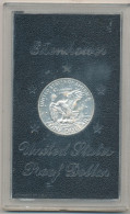 1 Dollar USA Eisenhower Mondlandung 1971-1974 Stempelglanzin Kassette - Other & Unclassified