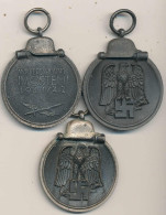 3 Stck. Medaille Winterschlacht Im Osten - Autres & Non Classés