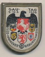 Anstecknadel NSDAP Gautag Südhannover Braunschweig 1938 - Otros & Sin Clasificación