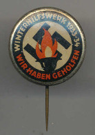 Anstecknadel WHW 1933/34 Wir Haben Geholfen! - Autres & Non Classés