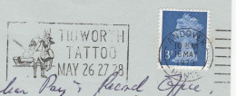 1973 Cover TIDWORTH MILITARY TATTOO Andover  Illus SLOGAN Gb Stamps Forces - Militaria