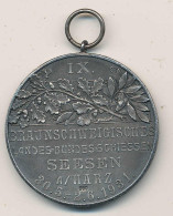 Medaille Braunschweig Landesschießen 1931 In Seesen, 990 Ag. D 40 Mm - Andere & Zonder Classificatie