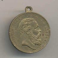 Medaille Ludwig IV Großherzog Von Hessen Zum Tode 1837-1892 Br D 28mm - Otros & Sin Clasificación