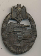 Panzerkampfabzeichen In Bronze Bundmetall Massiv - Otros & Sin Clasificación