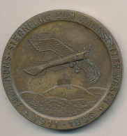 Plaketten DLV Stuttgart, Medaille Zum Jubiläums-Sternflug Zum Canstatter Wasen 1911-1936 Verliehen Vom Oberbürgermeister - Andere & Zonder Classificatie