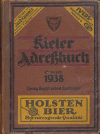 Kieler Adressbuch 1938, Kplt, Teilweise Lose, Benutztes Exemplar - Altri & Non Classificati