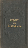 Reisekarte Von Deutschland 1870, Entwurf Handtke, Verlag Flemming Glogau, Karte Auf Leinwand - Other & Unclassified