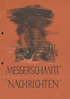 Messerschmidt-Nachrichten, Heft Januar 1944, 14 Seiten, Aktenlochung - Altri & Non Classificati