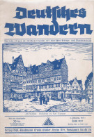 Deutsches Wandern, Heft 6 1937, 20 Seiten Mit Viel Tourismusreklame - Andere & Zonder Classificatie