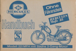 Handbuch Hercules Sachs Mofa 25 221 MFH, 34 Seiten - Andere & Zonder Classificatie