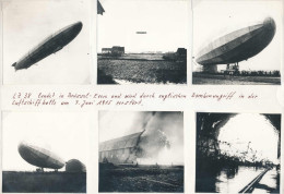 Ordner Mit 60 Stck. A4 Klarsichthüllen Gefüllt Mit Fotos/Fotokopien/Zeitungsauschnitten/AK's Zum Thema Zeppelin-Luftschi - Other & Unclassified