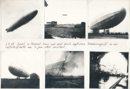 Ordner Mit 60 Stck. A4 Klarsichthüllen Gefüllt Mit Fotos/Fotokopien/Zeitungsauschnitten/AK's Zum Thema Zeppelin-Luftschi - Altri & Non Classificati