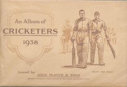 An Album Of Cricketers 1938, John Player & Sons, Ireland, 50 Bilder, Erh. I- - Altri & Non Classificati