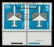 DDR DS LUFTPOST Nr 2831v Gestempelt WAAGR PAAR URA X958F4E - Used Stamps