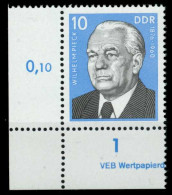 DDR 1975 Nr 2106 Postfrisch ECKE-ULI X69F666 - Neufs