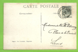 53 Op Kaart Met Treinstempel (ambulant) TOURNAI-JURBISE  (K5589) - 1893-1907 Armarios