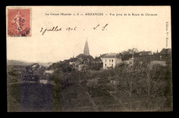 23 - AUZANCES - VUE PRISE DE LA ROUTE DE CLERMONT - Auzances