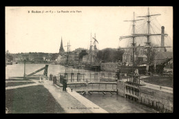 35 - REDON - LE BASSIN ET LE PORT - VOILIERS DEUX MATS - Redon