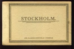 SUEDE - STOCKHOLM - CARNET DE 12 CARTES GLACEES - Schweden