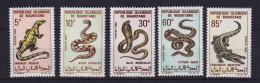 Mauretanien 1969 Reptilien  Mi-Nr. 364-368 Postfrisch ** - Mauretanien (1960-...)