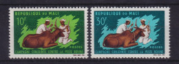 Mali 1967 Bekämpfung Der Rinderpest  Mi-Nr. 138-139 Postfrisch ** - Mali (1959-...)