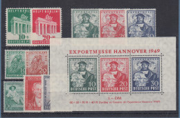 Bizone Sondermarken-Ausgaben Mi.-Nr. 101-110 Inkl. Block Kpl. Postfrisch **  - Mint