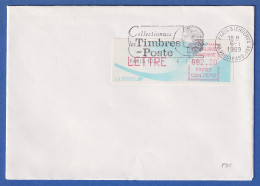 Frankreich-ATM Komet C001.75702 LETTRE 2,20 Auf FDC Mit Masch.-O 6.1.1989 - Autres & Non Classés