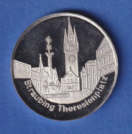 Medaille 1980 Straubing Theresienplatz Agnes-Bernauer-Festspiele - Altri & Non Classificati