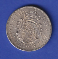 Großbritannien Kursmünze Half Crown 1967  Wappen - Altri & Non Classificati