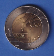 Finnland 2005 Leichtathletik-WM  5-Euro-Sondermünze  - Finnland